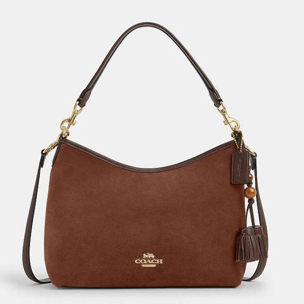 Coach Laurel Shoulder Bag With Tassels NWT - Picture 6 of 11